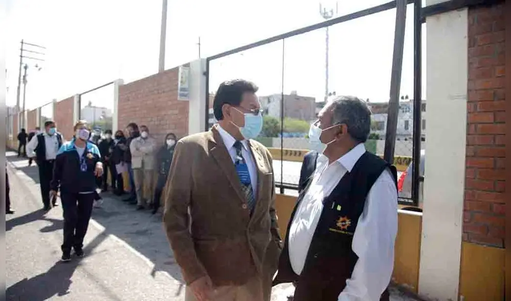 Discusión. Calderón y dirigente se dijeron de todo.