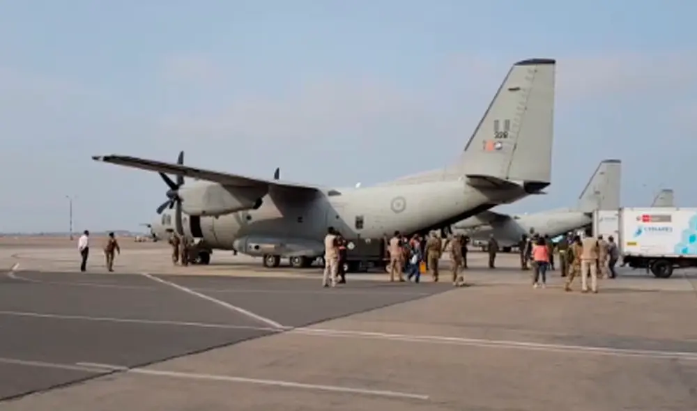 Inicio el proceso de distribución de vacunas hacia las regiones del Perú. Foto: URPI-GLR Inicio el proceso de distribución de vacunas hacia las regiones del Perú. Foto: URPI-GLR