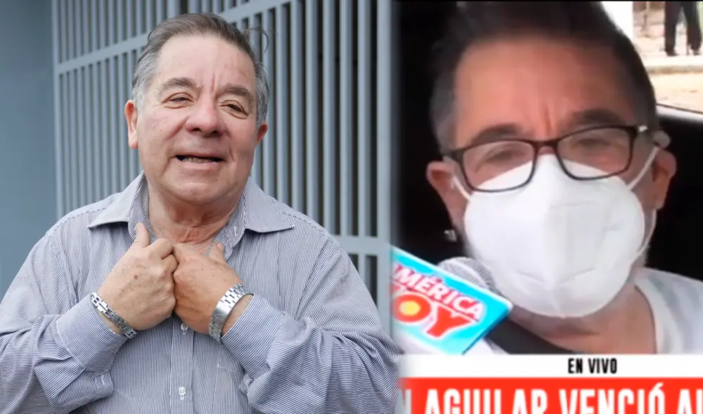 El director de teatro aseguró que cumplirá con las medidas para seguir cuidando su salud. Foto: Flavio Matos / El Popular / captura América TV