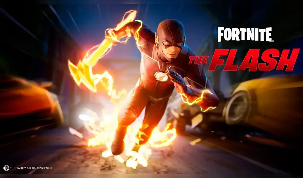 La skin de The Flash está como recompensa en la copa The Flash. Asimismo, también se pondrá a la venta en la tienda del videojuego. Foto: Epic Games