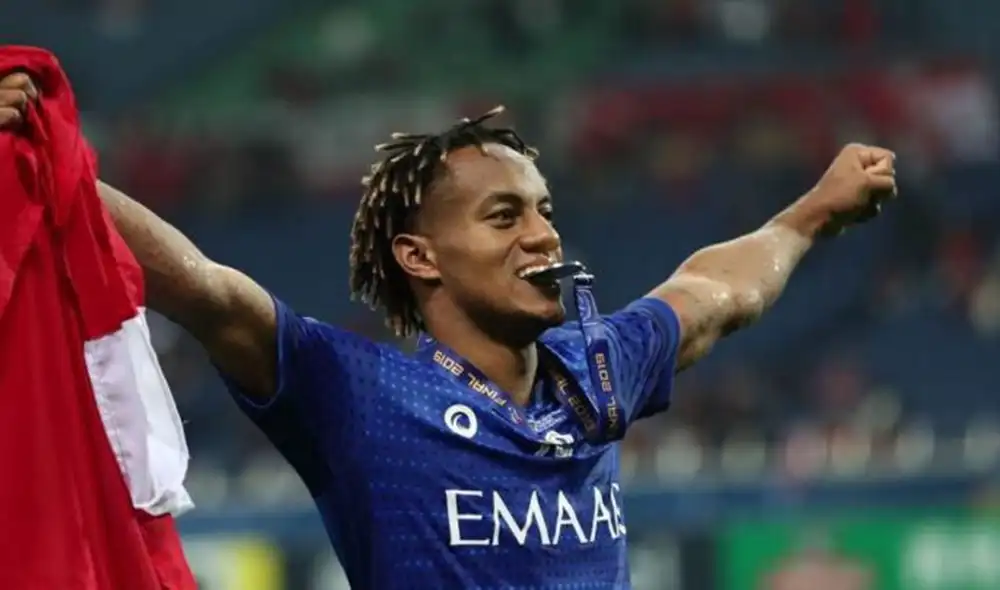 André Carrillo disputa su tercera temporada en el Al Hilal. Foto: EFE