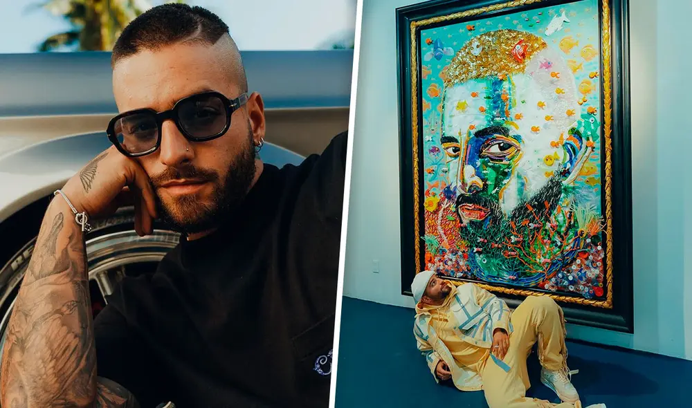 La exhibición, en alianza con su compatriota, es realizada en pro del medio ambiente. Foto: Maluma, Insatgram