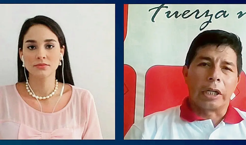 Pedro Castillo ofrece dar presupuesto de 10% a Educación. Foto: captura RTV Pedro Castillo ofrece dar presupuesto de 10% a Educación. Foto: captura RTV