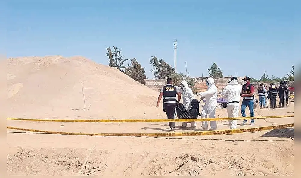 Macabro. Judith estaba esposada, y su cuerpo amarrado con una especie de cinta usada para el riego.