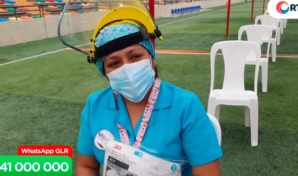 Profesionales de salud ya están recibiendo la vacuna del laboratorio Sinopharm. Foto: URPI-GLR Profesionales de salud ya están recibiendo la vacuna del laboratorio Sinopharm. Foto: URPI-GLR