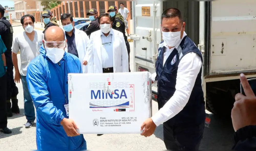 Red de Salud Pacifico Sur recibió este martes 9 de febrero las primeras dosis de vacuna. Foto: RSPS Red de Salud Pacifico Sur recibió este martes 9 de febrero las primeras dosis de vacuna. Foto: RSPS