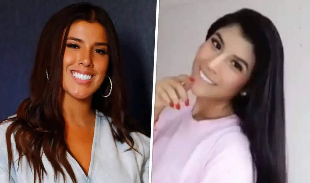 Yahaira Plasencia felicita a Celeste Pareja por su talento para el baile. Foto: La República/ Celeste Pareja/ Tiktok