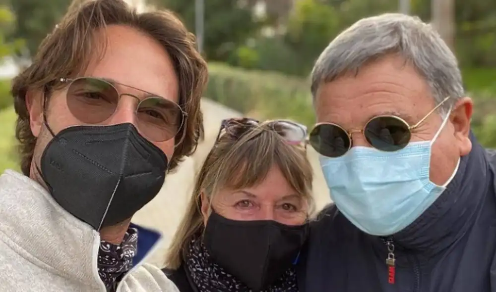 Sebastián Rulli viajó a España para acompañar a su padre en el proceso de recuperación. Foto: Sebastián Rulli/Instagram