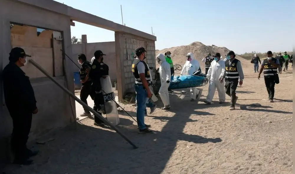 El segundo cuerpo estaba en un mayor estado de descomposición que el de Judith. Foto: Fiscalía