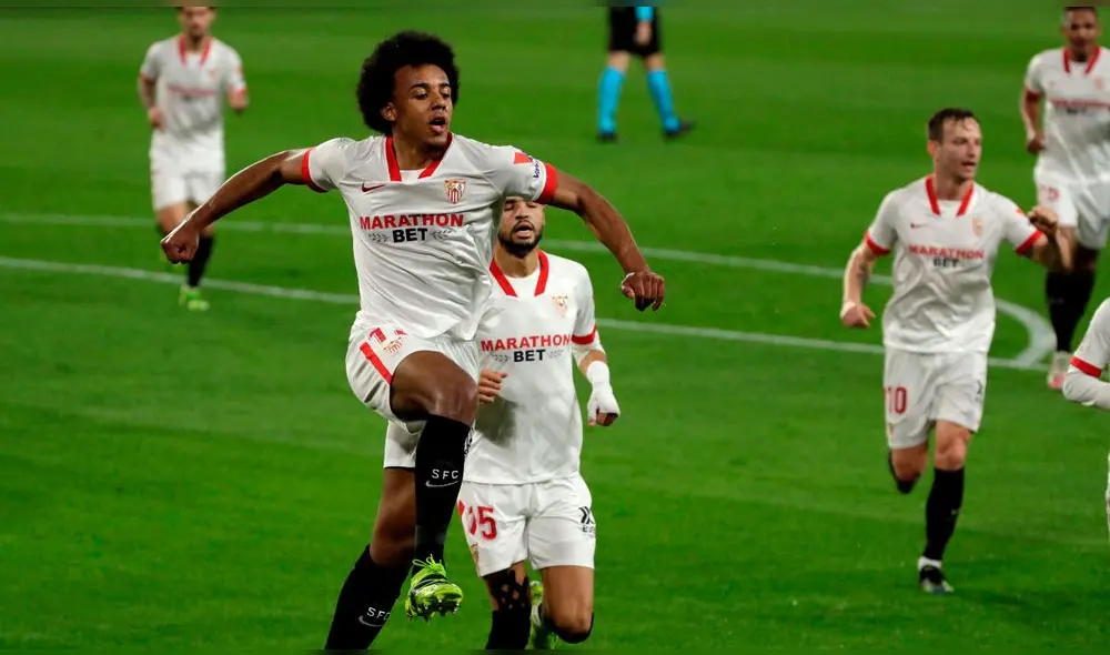 Koundé abrió el marcador en el Sánchez Pizjuán con un golazo. Foto: EFE Koundé abrió el marcador en el Sánchez Pizjuán con un golazo. Foto: EFE