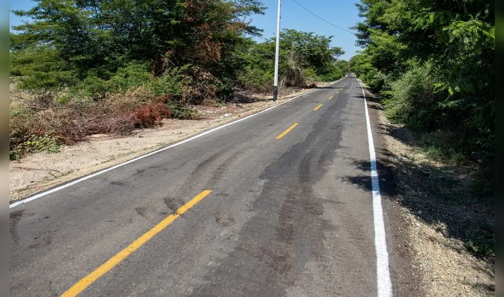 Culminan construcción de carretera en Sullana. Foto: ARCC Culminan construcción de carretera en Sullana. Foto: ARCC