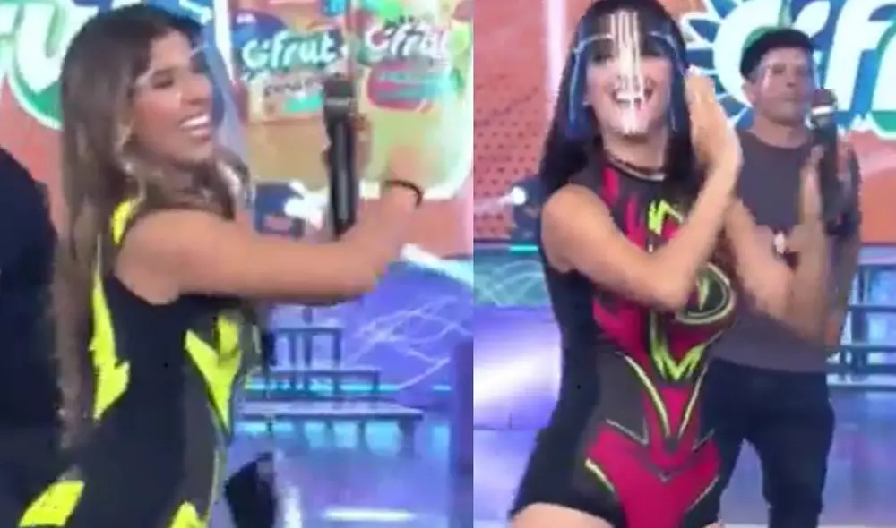 Yahaira y Rosángela protagonizaron un divertido momento en Esto es guerra. Foto: captura de América TV