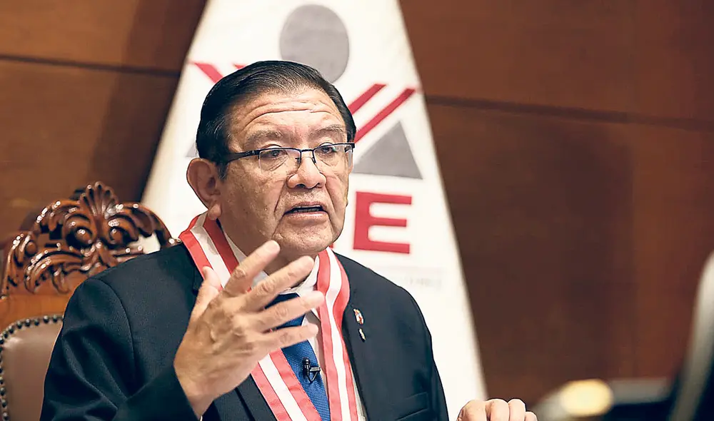 El dato. El presidente del JNE, Jorge Luis Salas, suscribió pronunciamiento del Pleno en el que rechaza favorecer a partidos o a candidatos. Foto: difusión