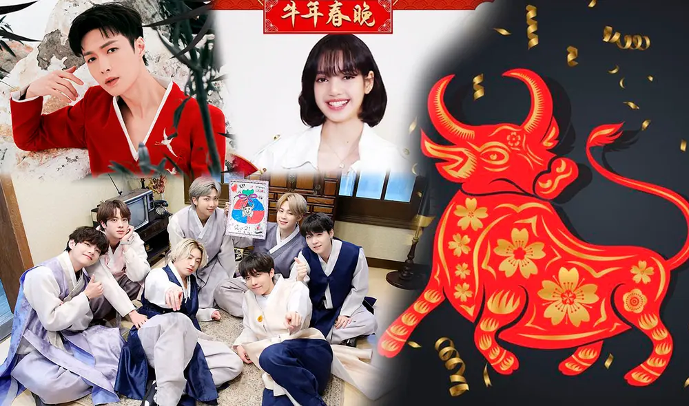 Idols K-pop: ¿Cómo reciben el Año Nuevo lunar?. Foto: composición LayStudio/YG/Big Hit/Stock