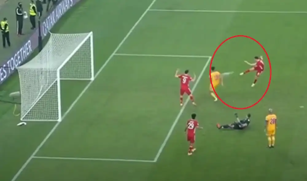 Pavard anotó el primer gol de la final del Mundial de Clubes. Foto: Fox Sports