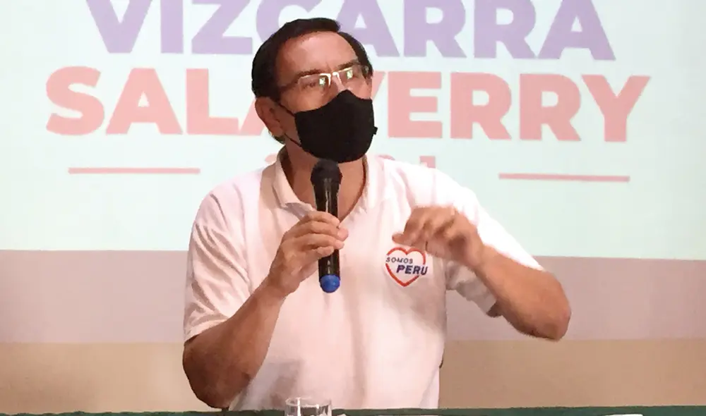 Vizcarra manifestó que esperará su turno para ser vacunado. Foto: difusión / Somos Perú Vizcarra manifestó que esperará su turno para ser vacunado. Foto: difusión / Somos Perú