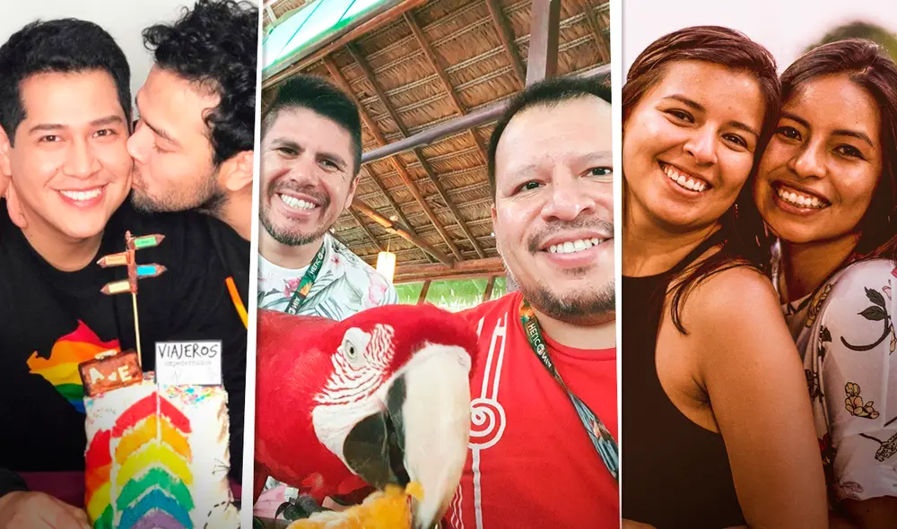 De izquierda a derecha: Edson Huerta y Alex Poémape, Daniel Raa y Percy Mayta-Tristán, y Fabiola Carranza y Berenice Franco. Foto: composición La República