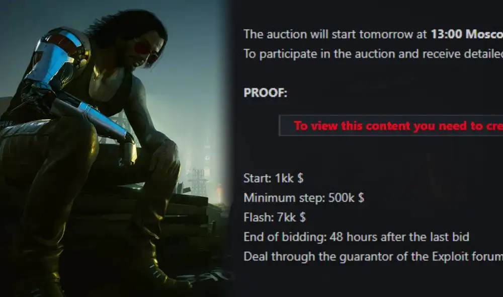 El código robado podría servir para distribuir versiones alternativas del juego que podrían camuflar malware. Foto: CD Projekt Red/Genbeta