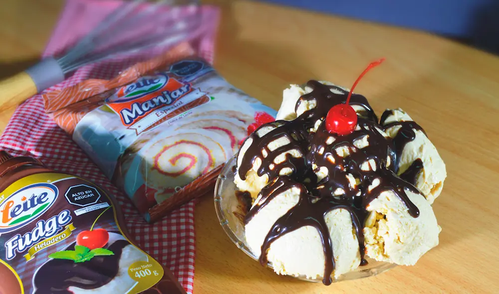 La empresa Leitecorp sorprende con sus deliciosos helados artesanales en esta cuarentena. Foto: Difusión