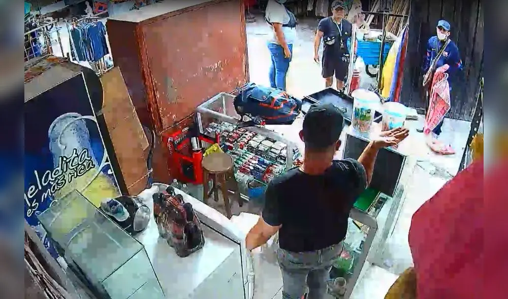 Video fue grabado el 24 de enero último por una cámara de seguridad de la zona. Foto: captura video Video fue grabado el 24 de enero último por una cámara de seguridad de la zona. Foto: captura video