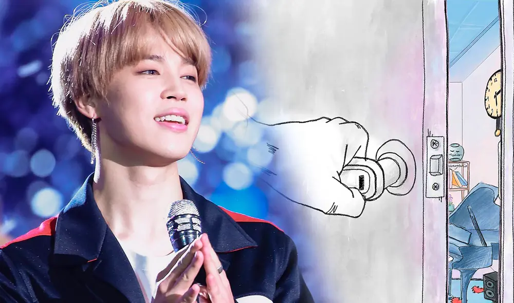 Jimin, intérprete de "Filter", toma la posta en el diseño del ARMY room. Foto: Big Hit