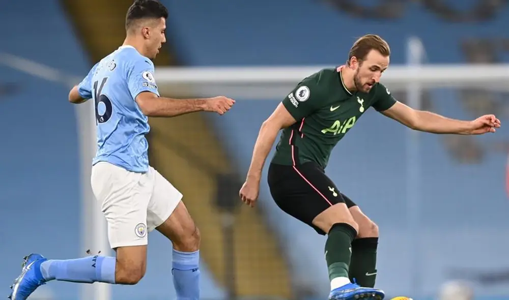 Manchester City y Tottenham juegan en el Etihad Stadium por la Premier League. Foto: EFE