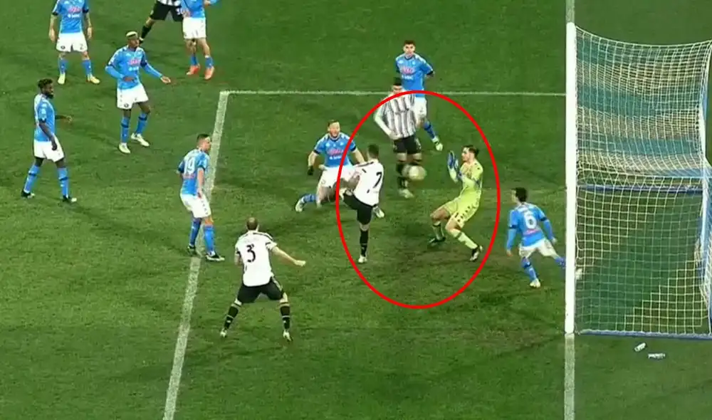 Cristiano Ronaldo se perdió el empate de Juventus ante Napoli por la Serie A. Foto: ESPN 2 Cristiano Ronaldo se perdió el empate de Juventus ante Napoli por la Serie A. Foto: ESPN 2