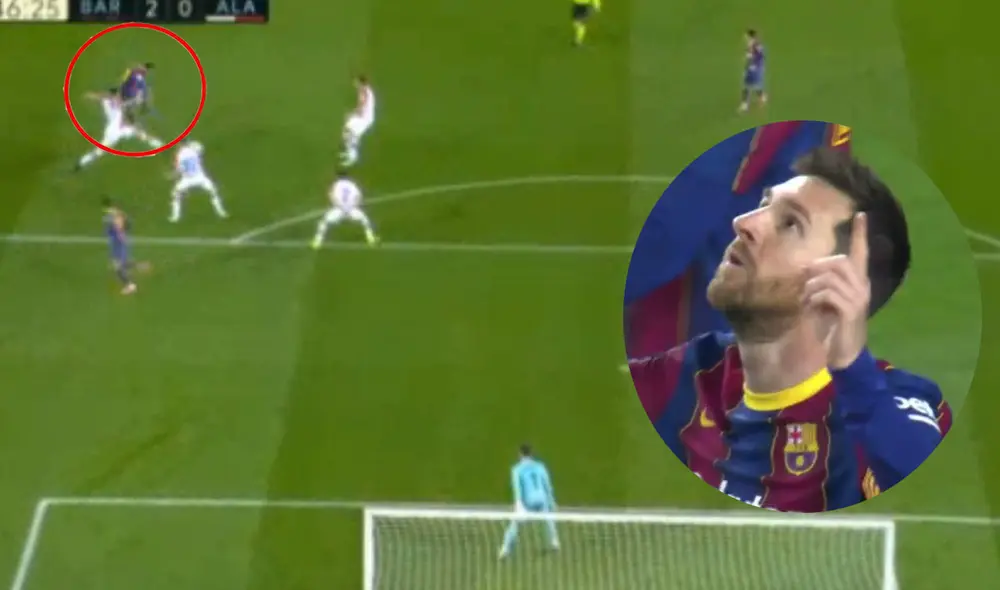 Lionel Messi es el segundo goleador de la temporada de LaLiga. después de Luis Suárez. Foto: captura de Youtube Lionel Messi es el segundo goleador de la temporada de LaLiga. después de Luis Suárez. Foto: captura de Youtube