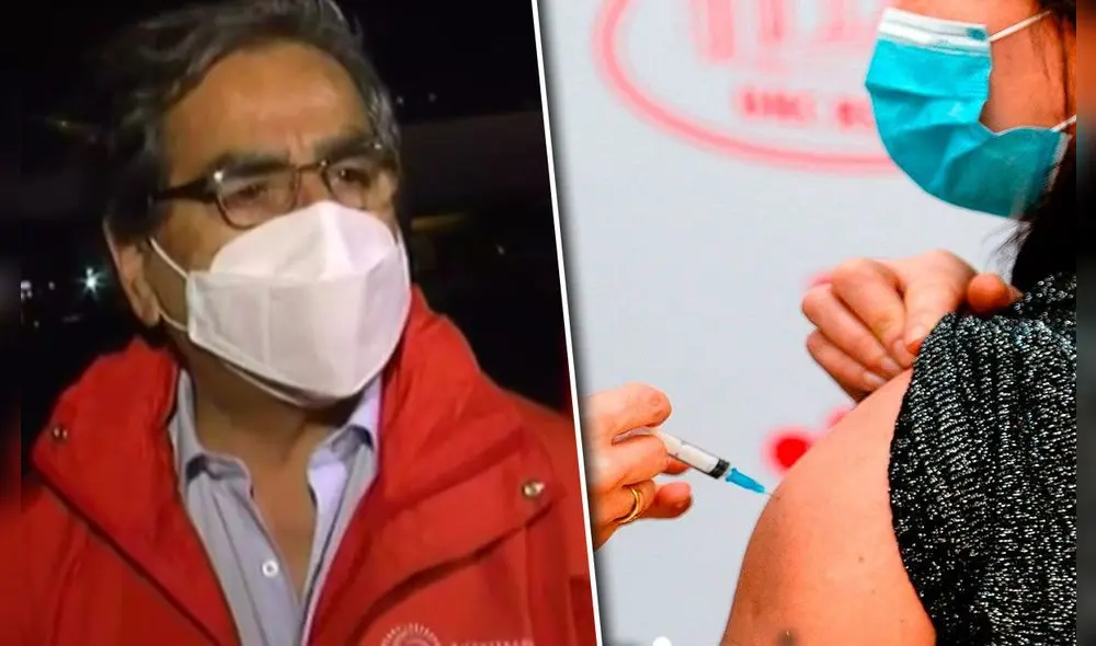 Ministro de Salud se pronuncia sobre la importancia de la vacunación. Foto: composición / La República