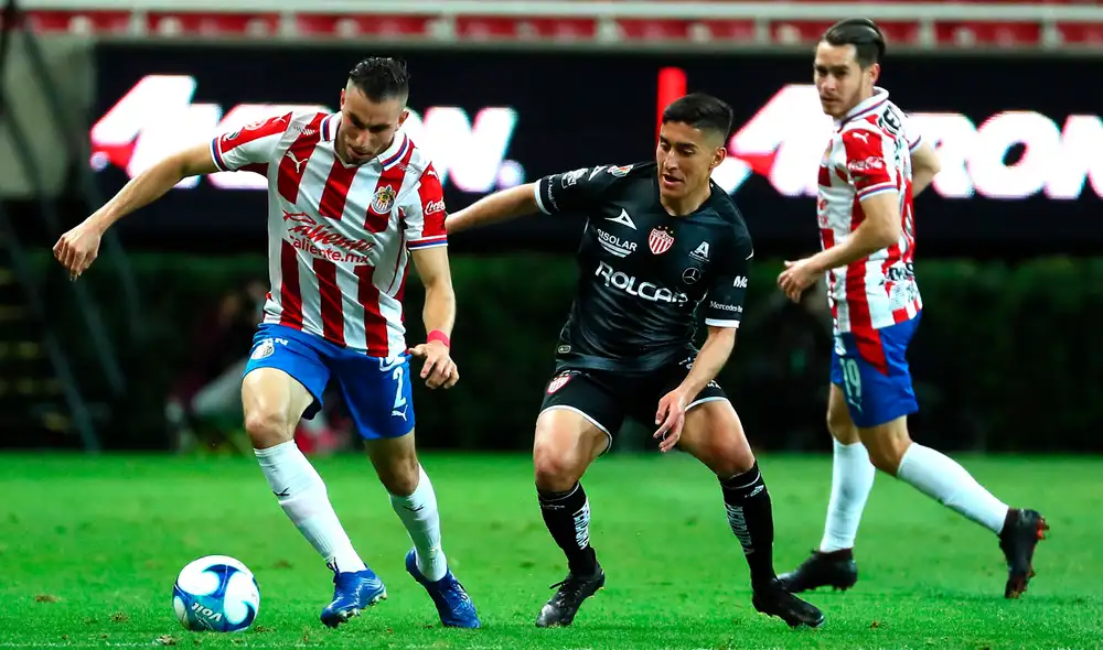 Chivas y Necaxa se midieron en la sexta fecha del Torneo Clausura mexicano. Foto: Twitter