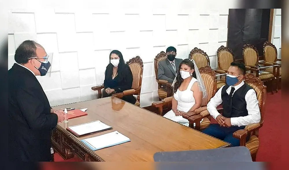 Novios. Se dan el "sí" a vísperas del día de San Valentín. Foto: La República. Novios. Se dan el "sí" a vísperas del día de San Valentín. Foto: La República.