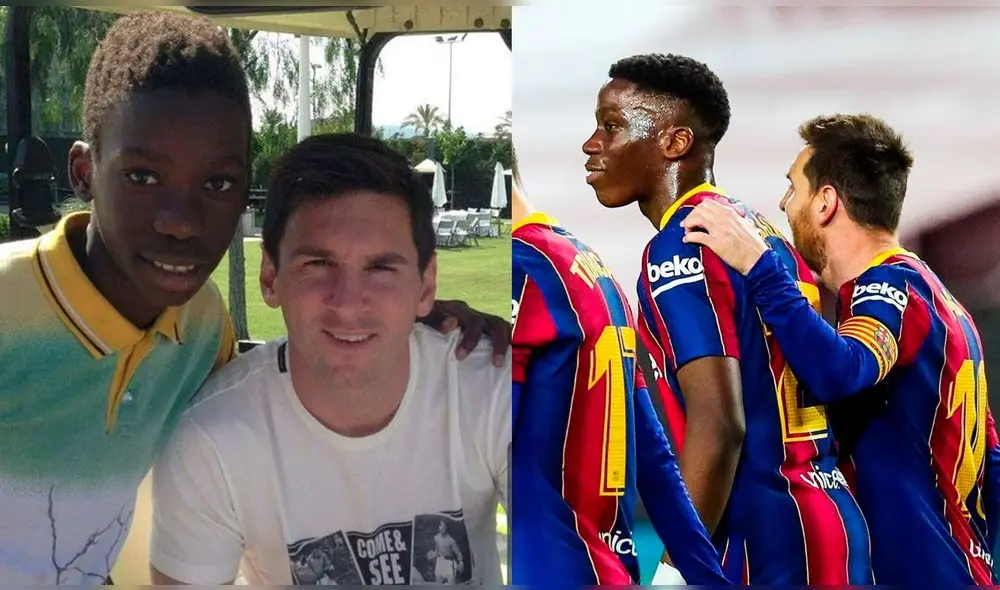 Ilaix Moriba brindó una asistencia en la victoria del FC Barcelona sobre el Alavés. Foto: Twitter/@IlaixMK