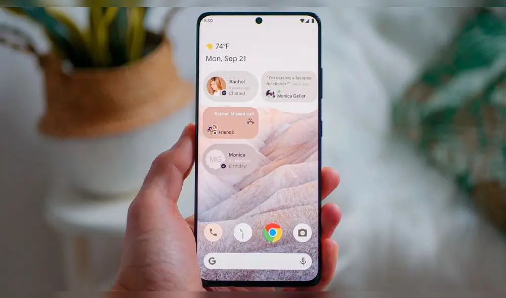 Se filtraron dos imágenes en redes sociales que pertenecerían a Android 12. Conoce cómo tenerlas como fondo de pantalla. Foto: Android4all Se filtraron dos imágenes en redes sociales que pertenecerían a Android 12. Conoce cómo tenerlas como fondo de pantalla. Foto: Android4all