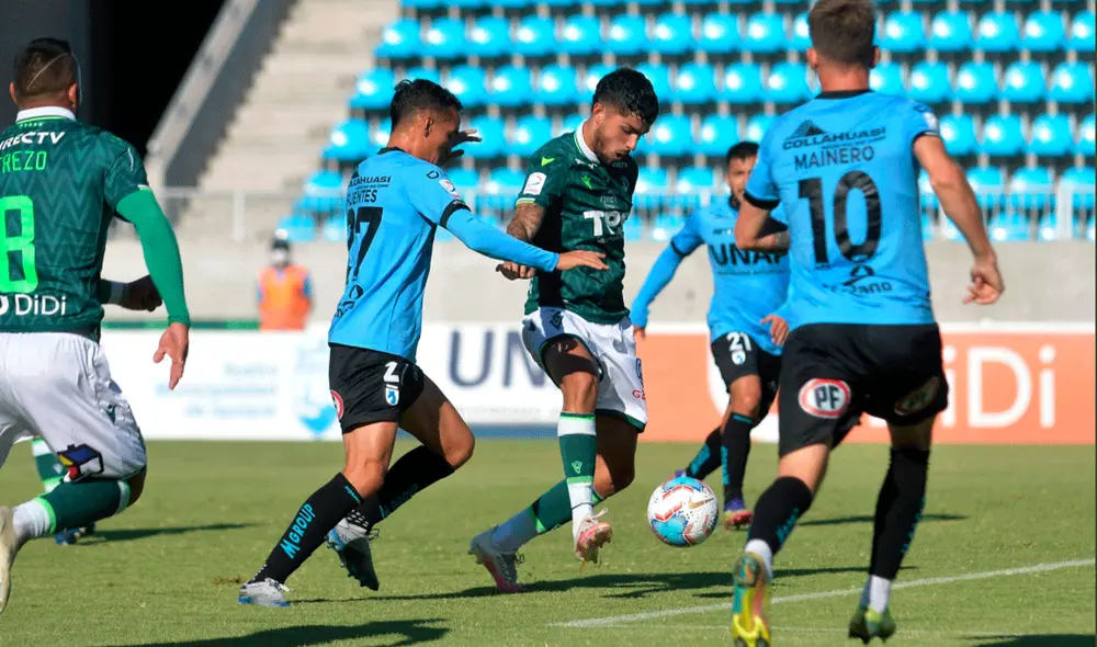 Deportes Iquique choca ante Wanderers por el Campeonato Nacional de Chile. Foto: Radio ADN