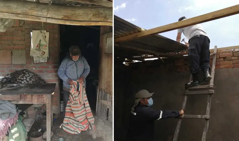 Policías iniciaron el trabajo de reparación en enero de este año. Foto: PNP