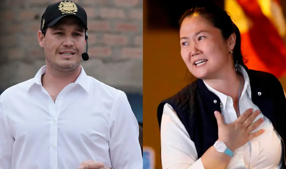George Forsyth y Keiko Fujimori