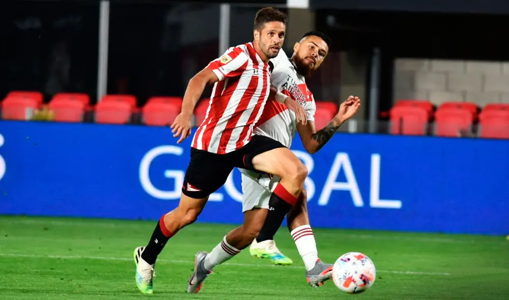Estudiantes le volteó el partido a River Plate por la fecha 1 del grupo A de la Copa de la Liga Profesional. Foto: Twitter / @EdelpOficial