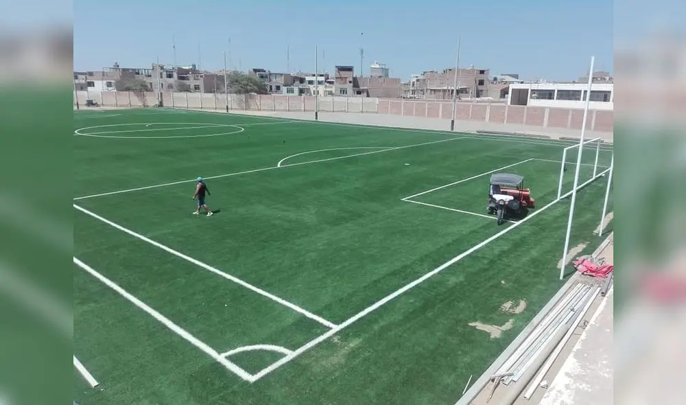 Campo de la Videnita de Chiclayo es ahora sintético. Foto: Lideful
