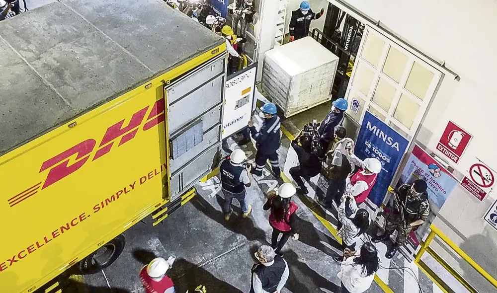 Traslado. Dosis serán enviadas a las regiones esta semana. Foto: Aldair Mejía/La República