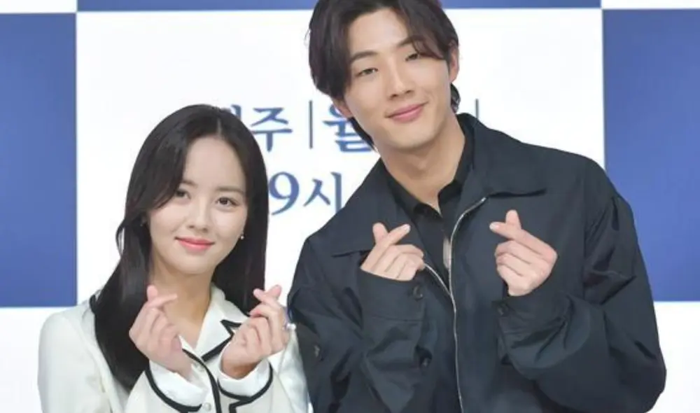 Kim So Hyun y Ji Soo en conferencia de River where the moon rises. Foto: KBS