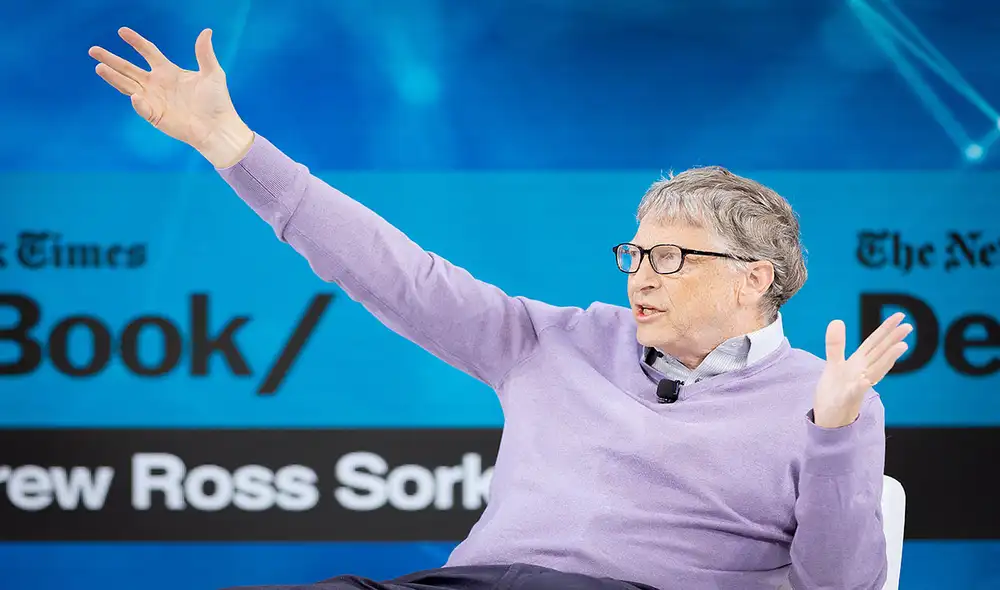 BIll Gates abogó por promover políticas públicas que llevan a más productos verdes. Foto: AFP BIll Gates abogó por promover políticas públicas que llevan a más productos verdes. Foto: AFP