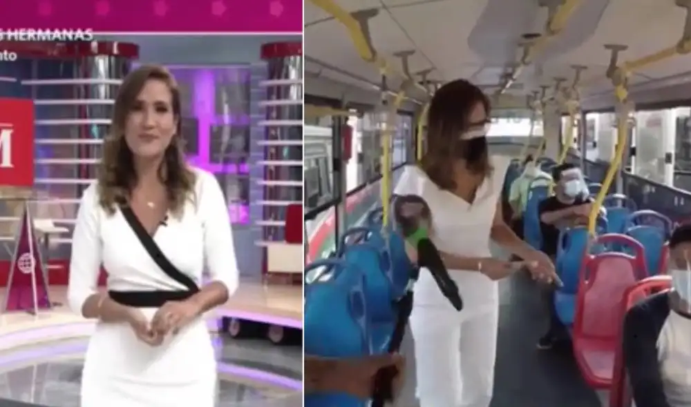 Alvina Ruíz aseguró que dicha experiencia le ayudó en su carrera de periodista. Foto: captura de América TV