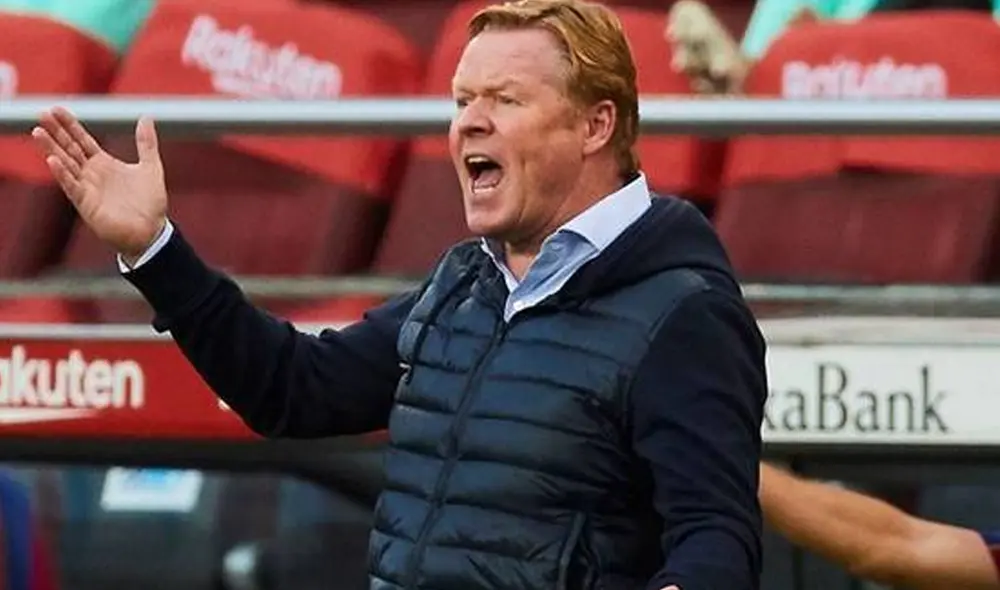 Ronald Koeman es entrenador del Barcelona desde agosto del 2020. Foto: EFE Ronald Koeman es entrenador del Barcelona desde agosto del 2020. Foto: EFE