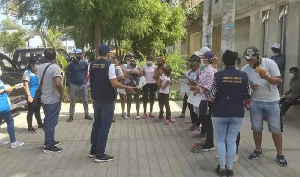 La Fiscalía tomó acciones de inmediato y se logró acercar para entablar un diálogo con los padres. Foto: difusión