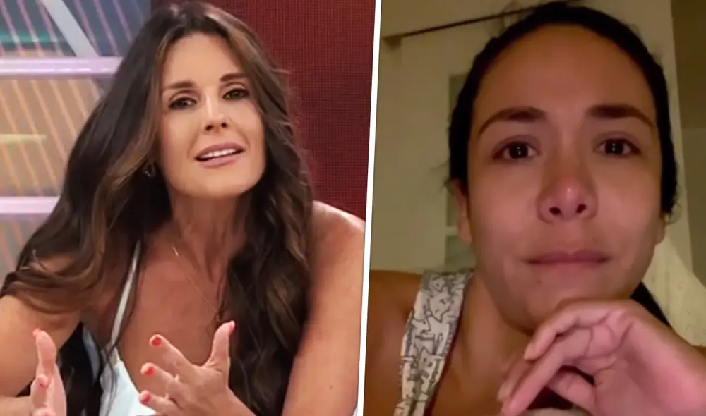 Rebeca Escribens se pronuncia sobre críticas a Magdyel Ugaz. Foto: captura de América TV/ Magdyel Ugaz/ Instagram