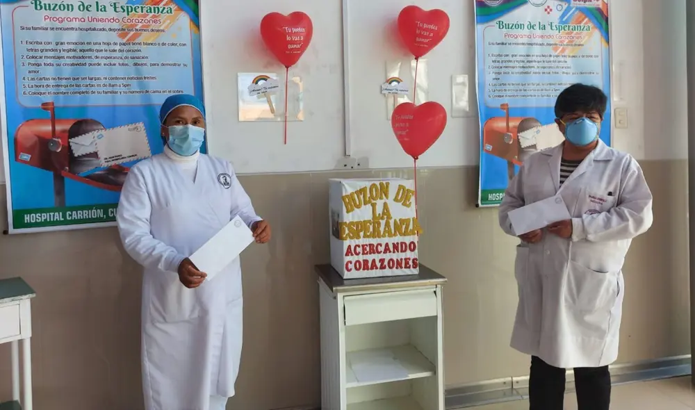 "Recibir las cartas y saber que sus familiares los recuerdan y están pendientes les ayuda a mejorar su estado de ánimo", detalló la impulsora del proyecto. Foto: Andina