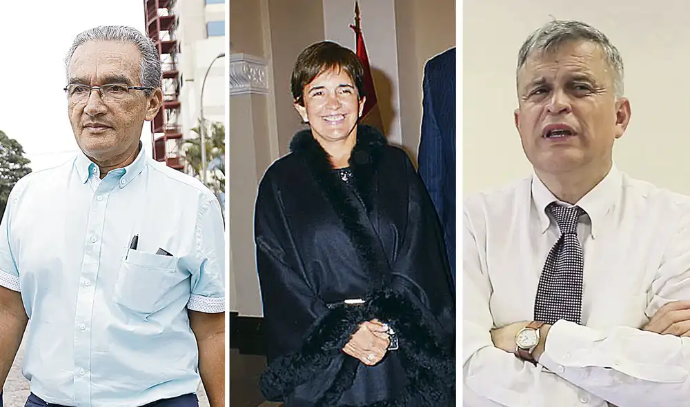 Alejandro Aguinaga (izquierda) se vacunó con su esposa, Cecilia Blume (centro) accedió a vacuna como "invitada" y Jorge Jarama (derecha) accedió a la vacuna con su esposa. Foto: composición La República Alejandro Aguinaga (izquierda) se vacunó con su esposa, Cecilia Blume (centro) accedió a vacuna como "invitada" y Jorge Jarama (derecha) accedió a la vacuna con su esposa. Foto: composición La República