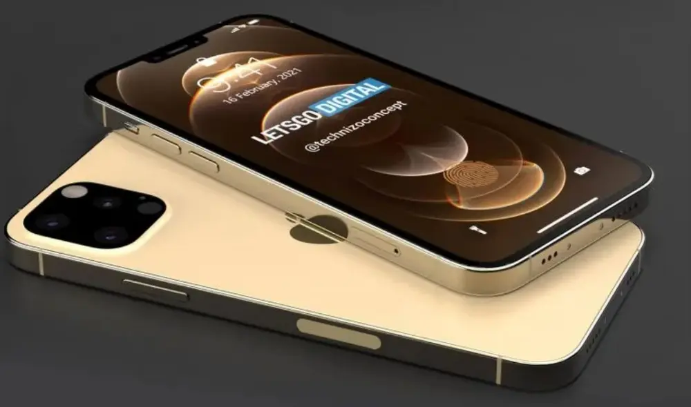 La imagen conceptual sobre cómo luciría la nueva generación de Apple. Foto: Movil Zona