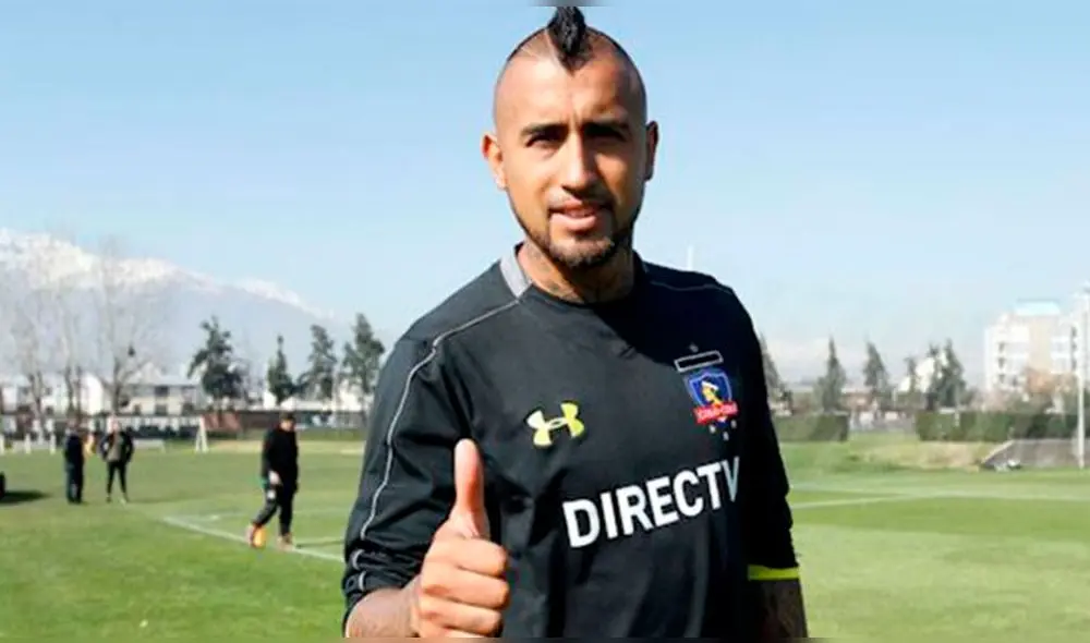 Arturo Vidal debutó con la camiseta de Colo Colo en 2005. Foto: DirecTV