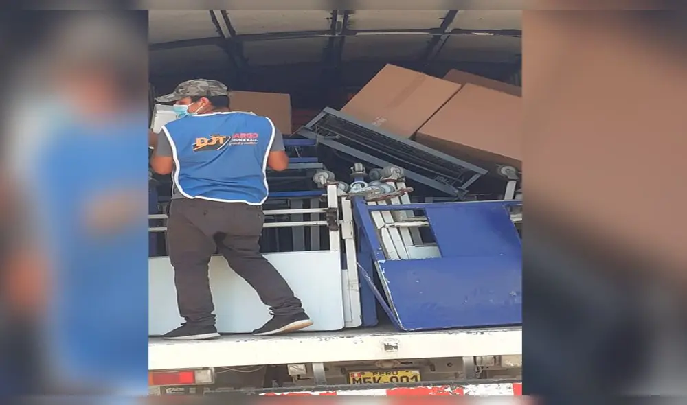 EsSalud envió 15 camas hospitalarias para albergue temporal de Cayaltí. Foto: Difución.